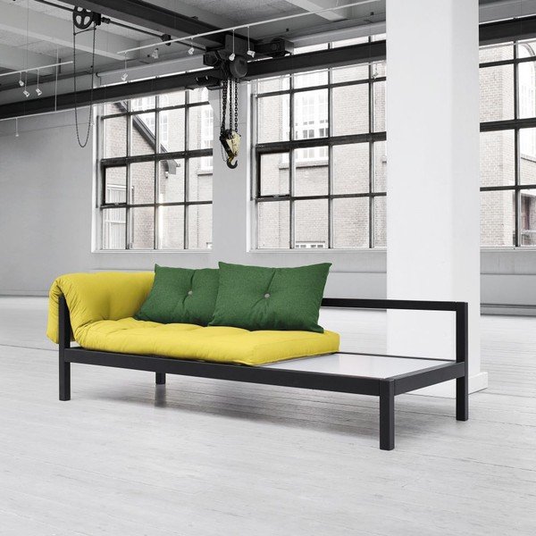Daugiafunkcinė sofa Karup Soul Juoda/Pistacio/Gris