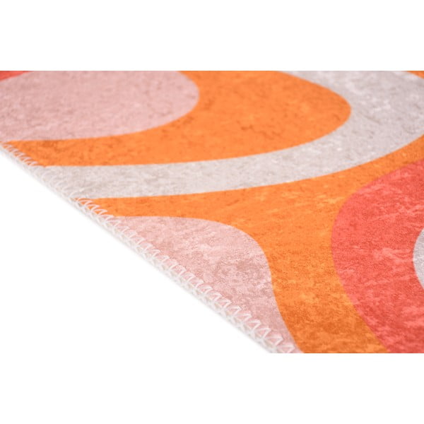 Skalbiamas oranžinės spalvos kilimas 120x180 cm Colors of Joy – Vitaus-image-2
