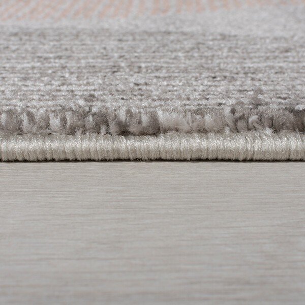 Pilkos ir rožinės spalvos kilimas Flair Rugs Centro, 120 x 170 cm-image-2