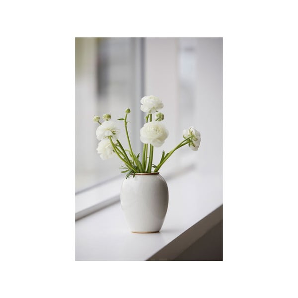 Baltos spalvos iš akmens masės vaza (aukštis 12,5 cm) Gastro Cream – Bitz-image-2