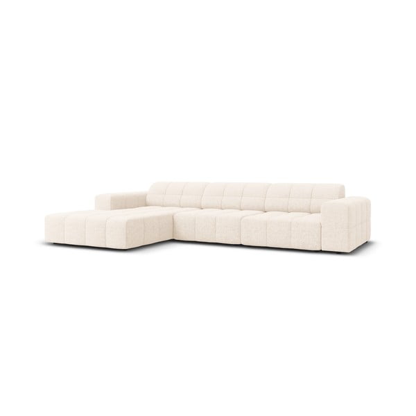 Kampinė sofa kreminės spalvos (su kairiuoju kampu) Chicago – Cosmopolitan Design-image-3