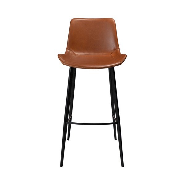 Ruda baro kėdė iš odos imitacijos DAN–FORM Denmark Hype, aukštis 103 cm-image-2