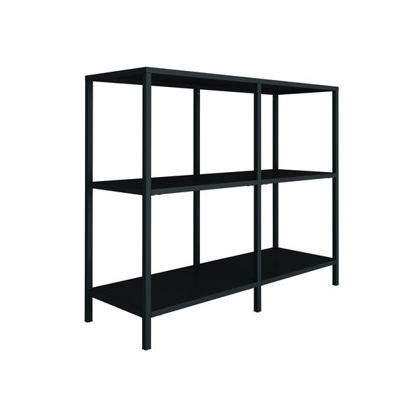 Juoda metalinė lentyna Canett Lite, 100 cm pločio-image-4