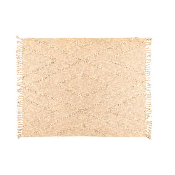 Smėlio spalvos medvilninis užvalkalas dvigulei lovai 250x260 cm Sahara - Tiseco Home Studio-image-1