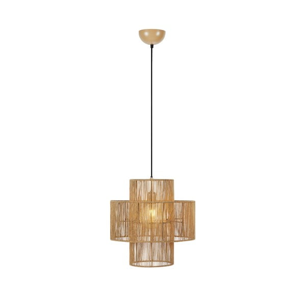 Kabantis šviestuvas natūralios spalvos ø 40 cm iš džiuto Soga – Markslöjd