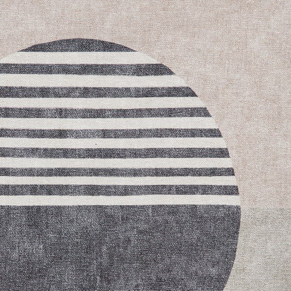 Skalbiamas iš medvilnės mišinio kilimas pilkos spalvos 60x170 cm Whisper – Think Rugs-image-4