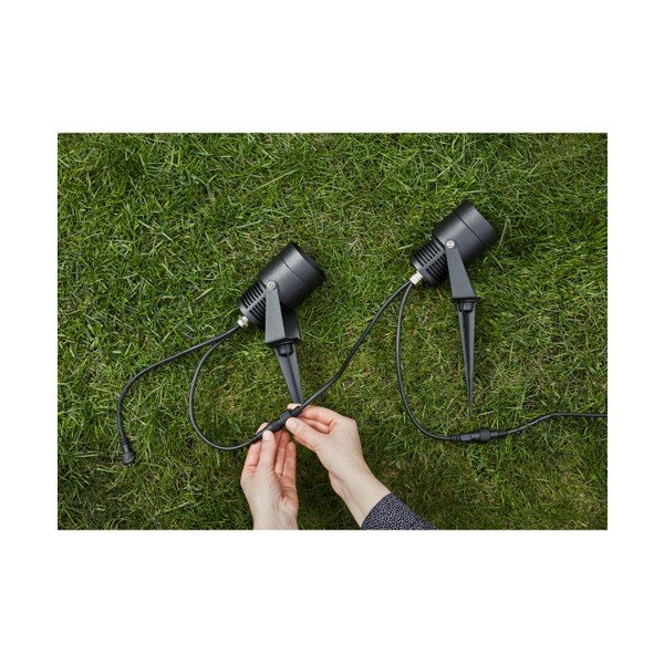Juodas sieninis šviestuvas Markslöjd Garden 24, 9 W-image-4