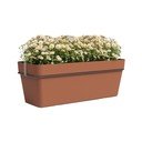 Iš perdirbto plastiko pakabinamas ir sieninis/su savaiminio laistymo funkcija vazonas gėlėms 50 cm Capri – Artevasi