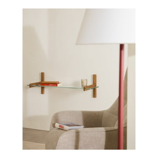 Iš stiklo lentyna modulinei lentynų sistemai 90x10 cm Sitra – Kave Home-image-1