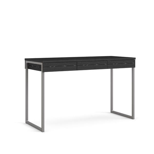 Juodas darbo stalas Tvilum Function Plus, 126 x 52 cm-image-3
