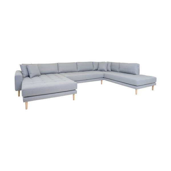 Pilka kampinė sofa (dešinysis kampas) Lido - House Nordic-image-2