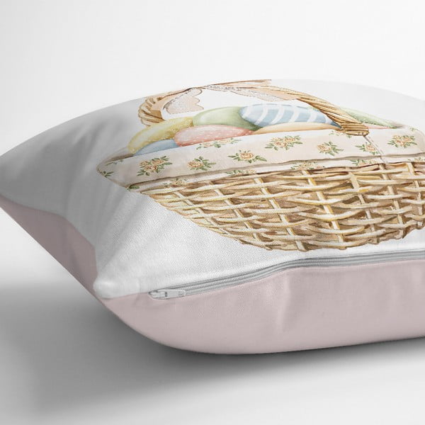 Dekoratyviniai pagalvių užvalkalai 4 vnt. su Velykų motyvu 43x43 cm – Mila Home-image-2