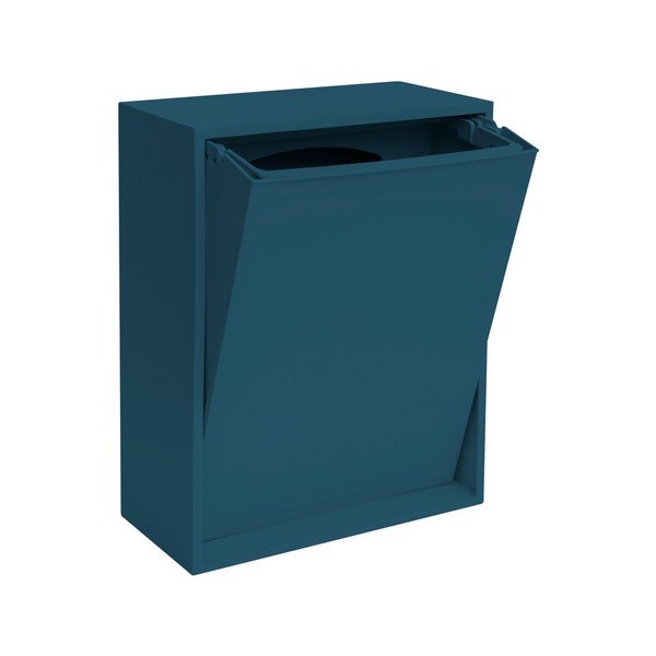 Mėlynos spalvos iš perdirbto plastiko šiukšliadėžė rūšiavimui/sieninė Recycling Box – ReCollector