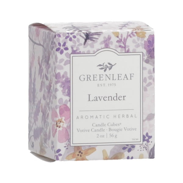 Kvapioji žvakė Greenleaf Lavender, 15 degimo valandų