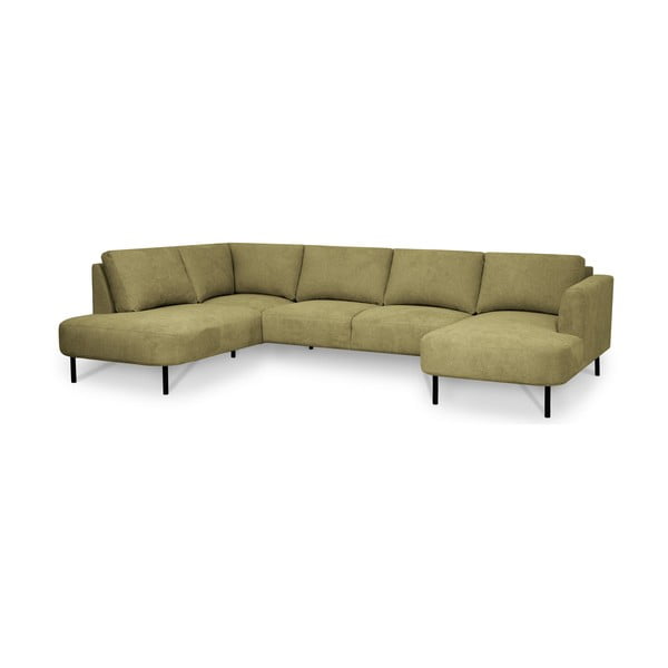 Kampinė sofa garstyčių spalvos (su kairiuoju kampu/„U“ formos) Hero – Scandic-image-2