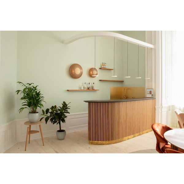 Kabantis šviestuvas baltos spalvos LED su metaliniu gaubtu ø 15 cm Asteria Micro – UMAGE-image-3