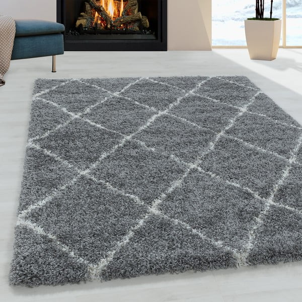 Kilimas pilkos spalvos 60x110 cm Alvor – Ayyildiz Carpets-image-1