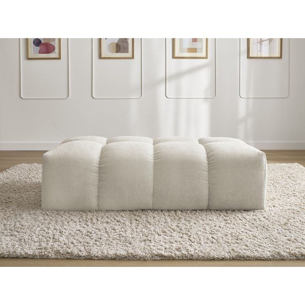 Smėlio spalvos iš šenilinio audinio taburetė Everest – Bobochic Paris-image-3