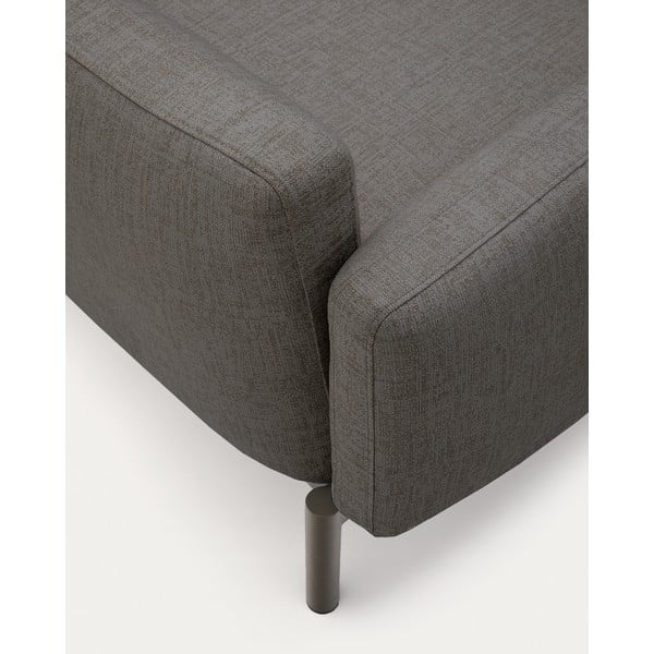 Sodo sofa iš audinio pilkos spalvos Sorells – Kave Home-image-4