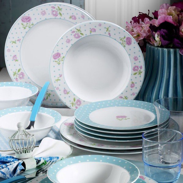 24 dalių porcelianinių indų rinkinys Kutahya Makala-image-2