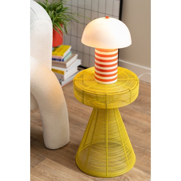 Iš metalo apvalios formos šoninis stalas ø 30,5 cm Cuerda Corcho – Leitmotiv-image-1