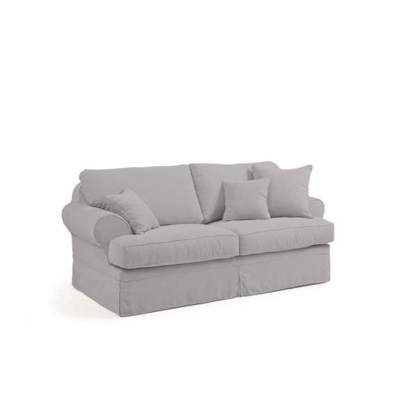 Šviesiai pilka dvivietė sofa "Max Winzer Hermine-image-4