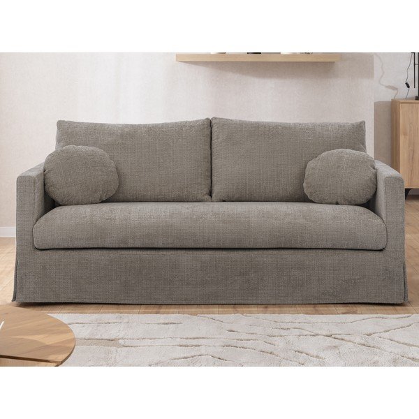 Pilkos spalvos sofa 195 cm Paphos – Ropez-image-1