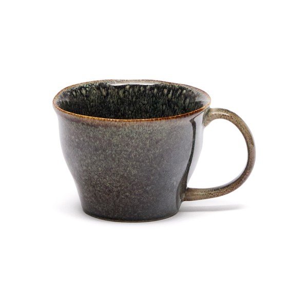Pilkos spalvos iš keramikos puodelis Coval – Kave Home