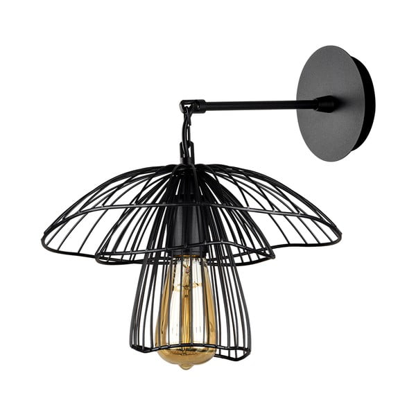 Juodos spalvos sieninis šviestuvas Squid Lighting Root, aukštis 36 cm-image-3