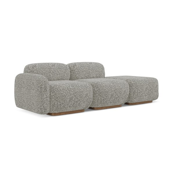 Pilkos spalvos modulinis gultas (su kairiuoju kampu) Ailani – Makamii-image-2