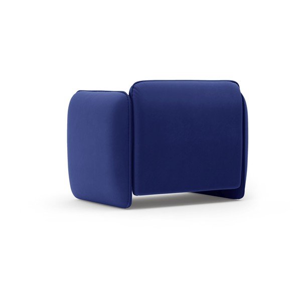 Mėlynos spalvos krėslas iš velveto Georgia – Micadoni -image-3