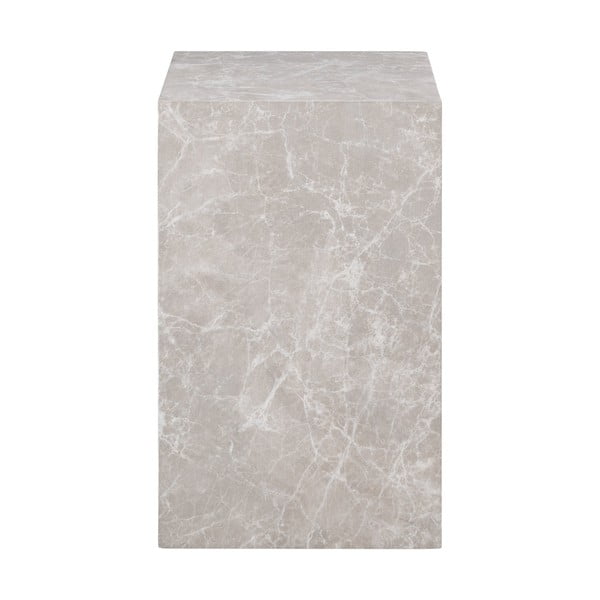 Šoninis stalas su marmuro dekoru 30x30 cm Prague – House Nordic-image-2