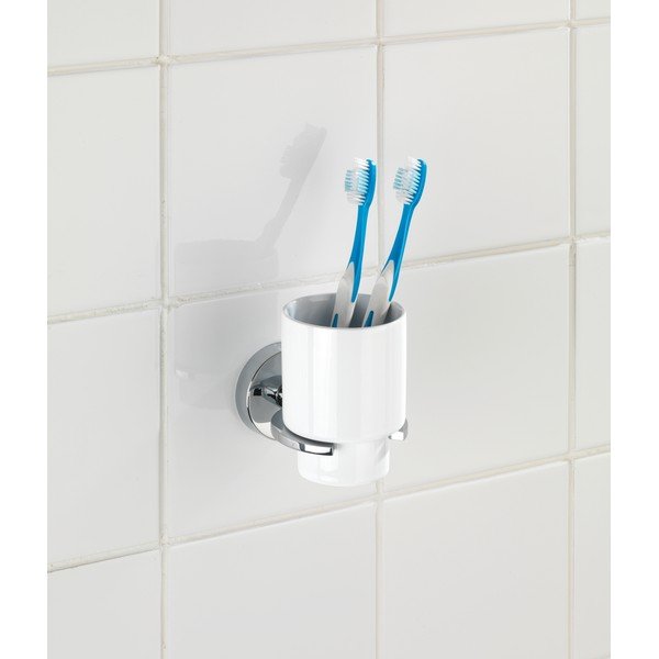 Wenko Vacuum-Loc Capri savaime išsilaikantis dantų šepetėlių dėžutė, keliamoji galia iki 33 kg-image-1