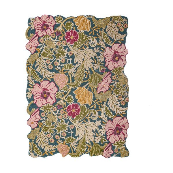 Rankų darbo iš vilnos kilimas 200x290 cm Daphne Shaped Floral – Flair Rugs