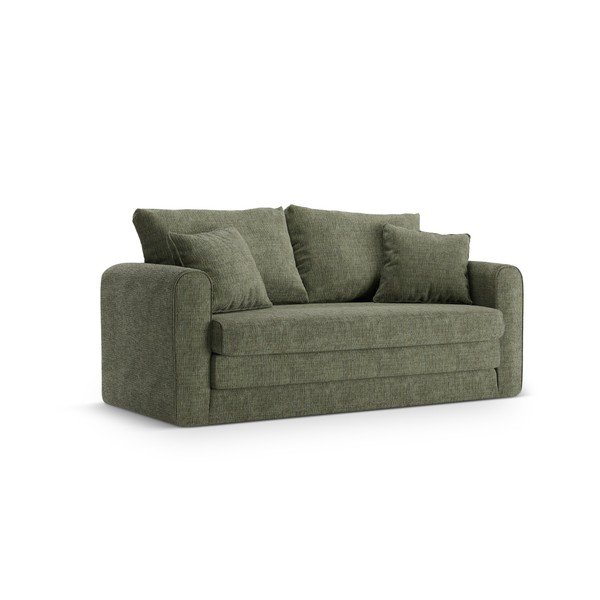 Žalios spalvos sulankstoma sofa 158 cm Lido – Micadoni 