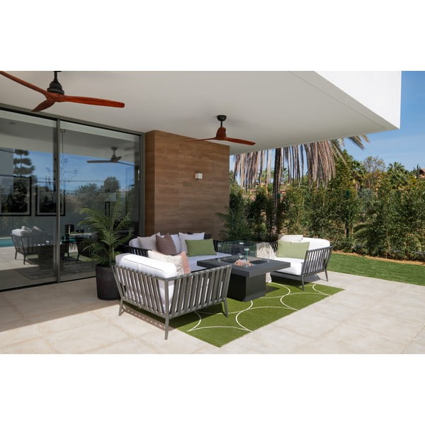 Tamsiai žalios spalvos lauko kilimas 70x300 cm Boo Dark Olive – Pappelina-image-4