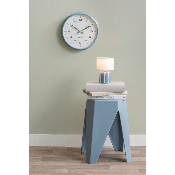 Mėlynos spalvos iš plastiko taburetė Cherish – Leitmotiv-image-1