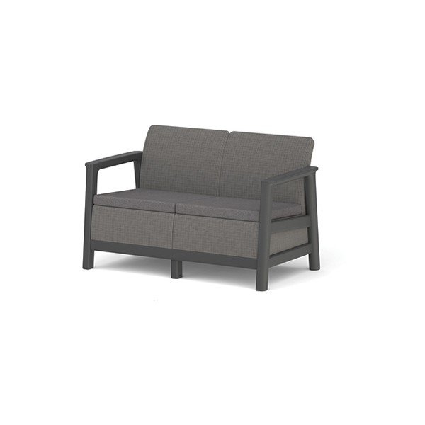 Pilkos spalvos sodo sofa Scandi Linea – Keter