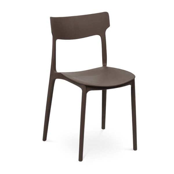 Rudos spalvos plastikinė sodo kėdė Biá – Bonami Essentials
