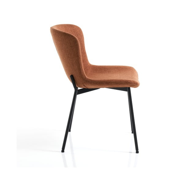 Oranžinės spalvos valgomojo kėdės 2 vnt. Snug – Tomasucci-image-3