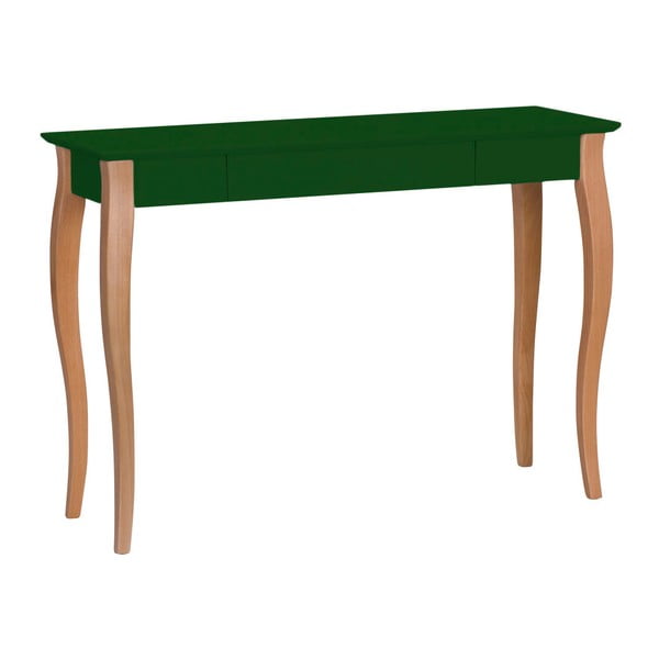Tamsiai žalias rašomasis stalas Ragaba Lillo, ilgis 105 cm