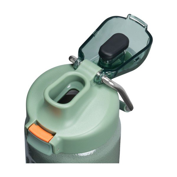 Žalios spalvos iš nerūdijančio plieno butelis Kelioninis buteliukas 470 ml Wellspring Bottle Hammertone Green – Stanley-image-1