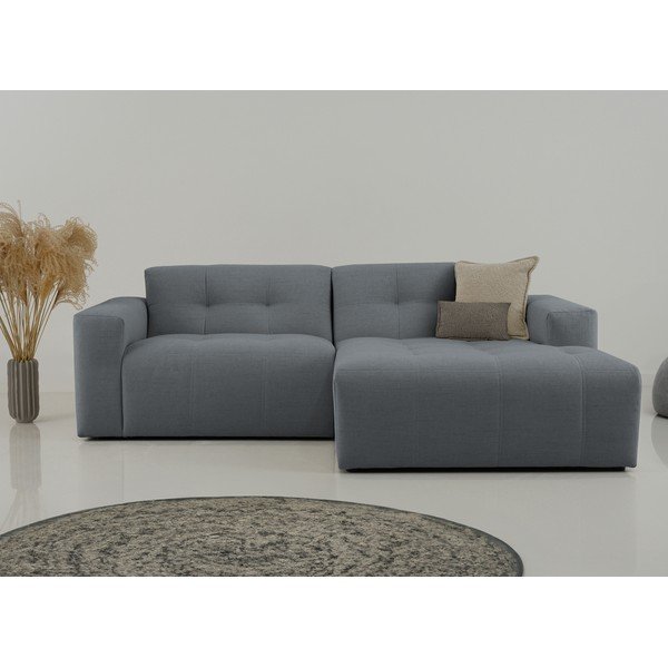 Kampinė sofa tamsiai pilkos spalvos (su dešiniuoju kampu) Maxel – Scandic-image-1