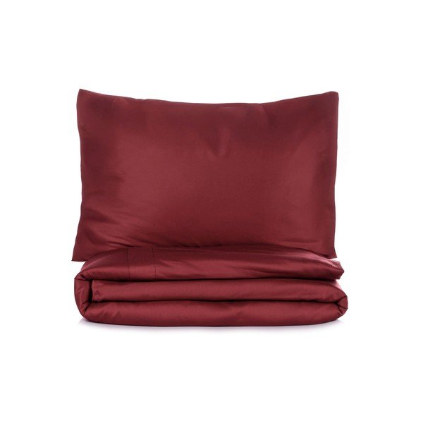 Bordo spalvos viengulė patalynė 200x140 cm Elegant  – Mijolnir
