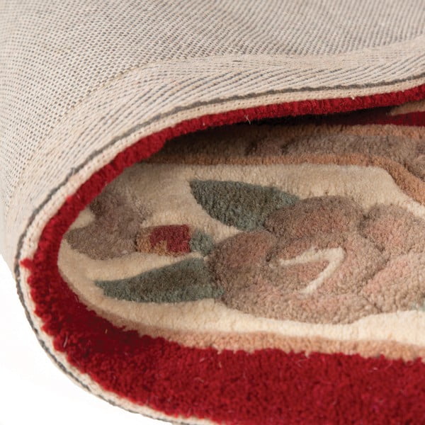 Raudonas vilnonis kilimas Flair Rugs Aubusson, 120 x 180 cm-image-4