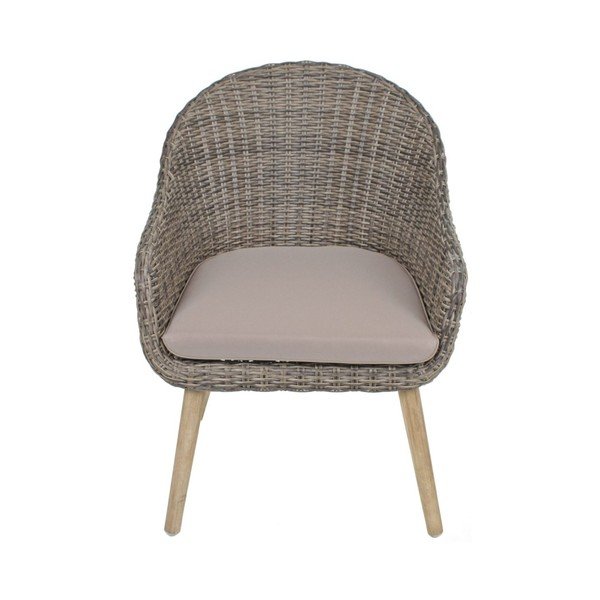 Medžio masyvo sodo krėslas rudos spalvos Pueblo – Garden Pleasure-image-2