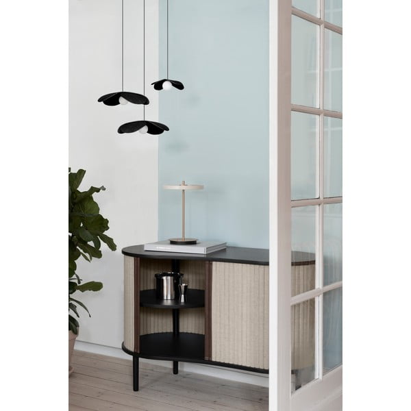 Iš ąžuolo masyvo šviestuvo gaubtas juodos spalvos ø 28 cm Forget Me Not – UMAGE-image-2