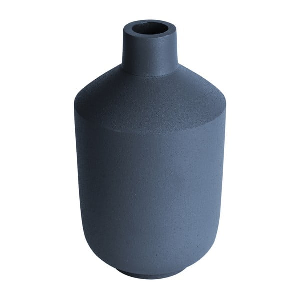 Mėlyna vaza PT LIVING Nimble Bottle, aukštis 15,5 cm