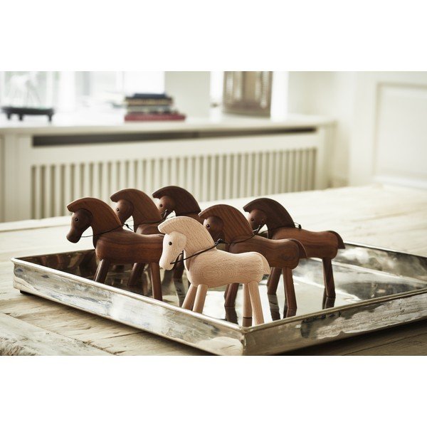 Statulėlė iš bukmedžio masyvo Kay Bojesen Denmark Horse-image-1