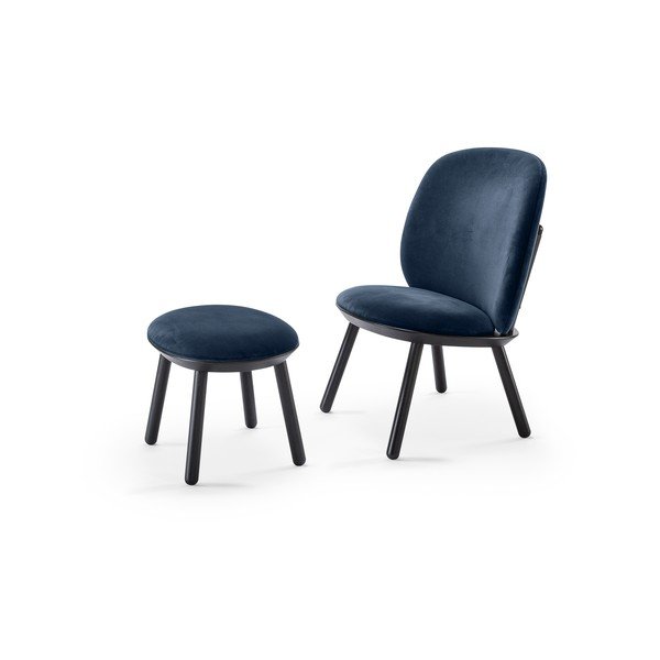 Mėlynai juodo aksomo pufas EMKO Naïve-image-3